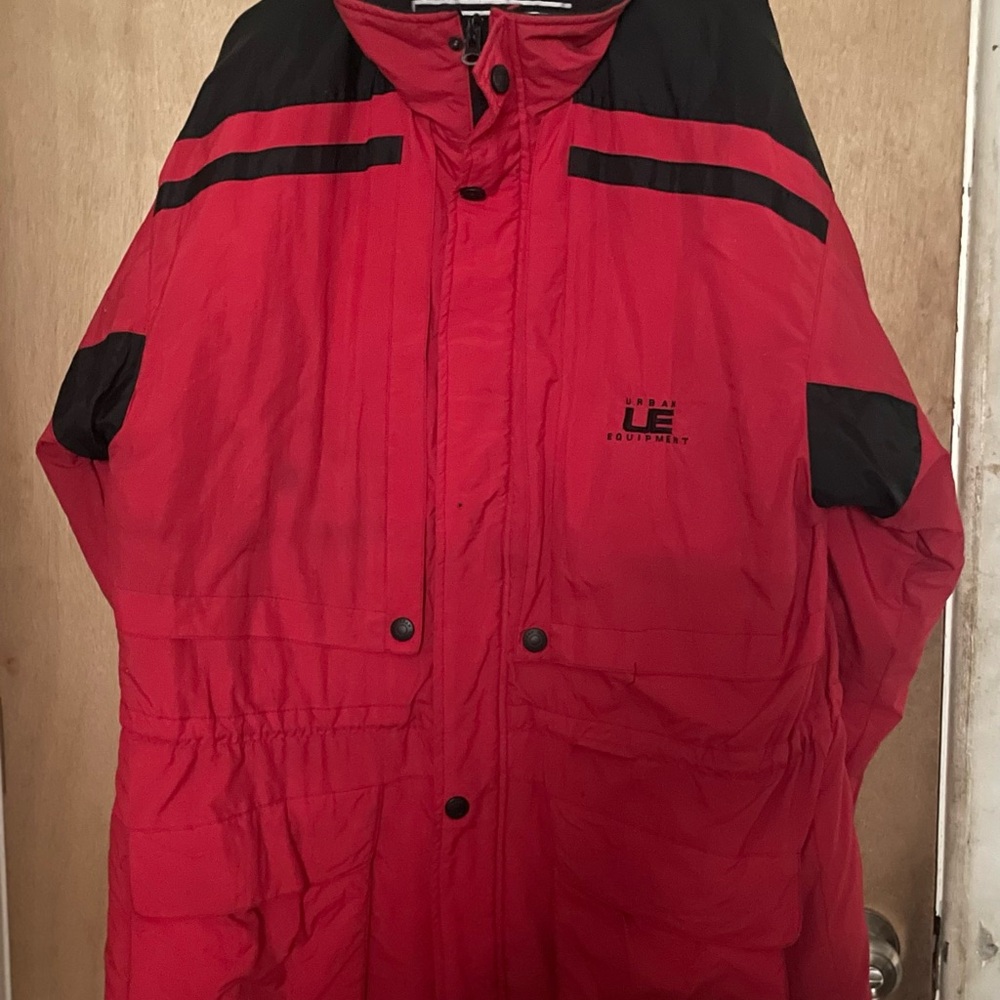 Equipment Red and Black Performance Jacket for Outdoor Adventures